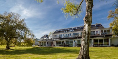 Allergiker-Hotels - Sauna - Gartenansicht Gästehaus - HofHotel Krähenberg