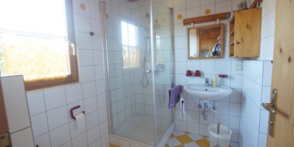Allergiker-Hotels - Salzburg - Badezimmer mit Fenster
Dusche, Waschbecken, WC - Hochkrimml 108/2