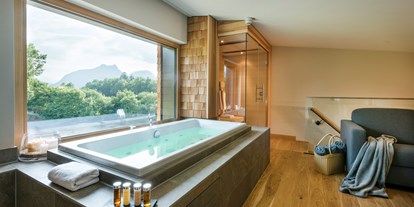Allergiker-Hotels - Sonnenterrasse - Spa Loft - Hotelzimmer mit Whirlpool - Klosterhof - Alpine Hideaway & Spa ****S